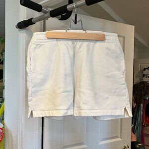 Reformation Cozy Terry Sweat Shorts in Ivory – Size L